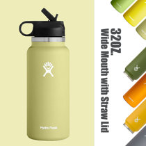 Yellow hydro hot sale flask straw